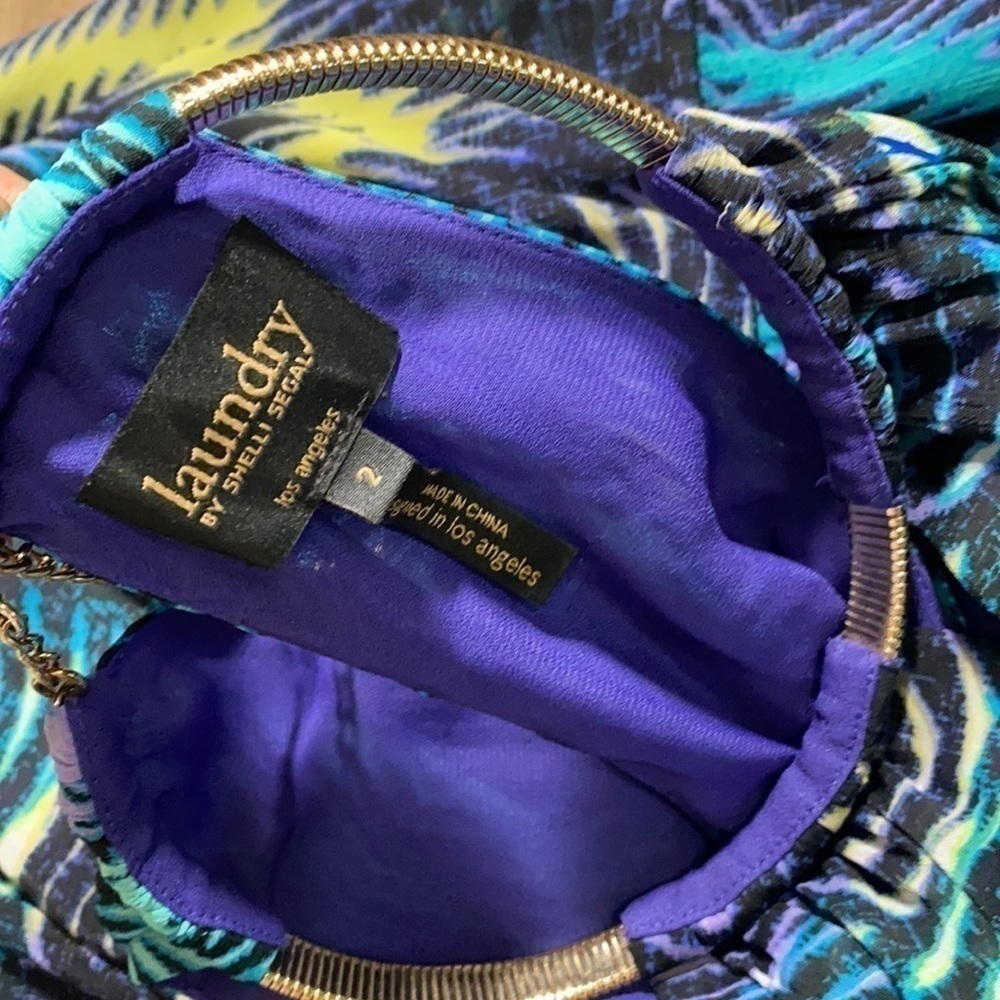 Laundry maxi dress by: shelli Segal size 2 - Picture 9 of 11